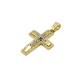 Σταυρός δίχρωμος από χρυσό Κ14