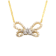 Κολιέ πεταλούδα από χρυσό Κ14