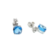  Earrings made of white gold K 14